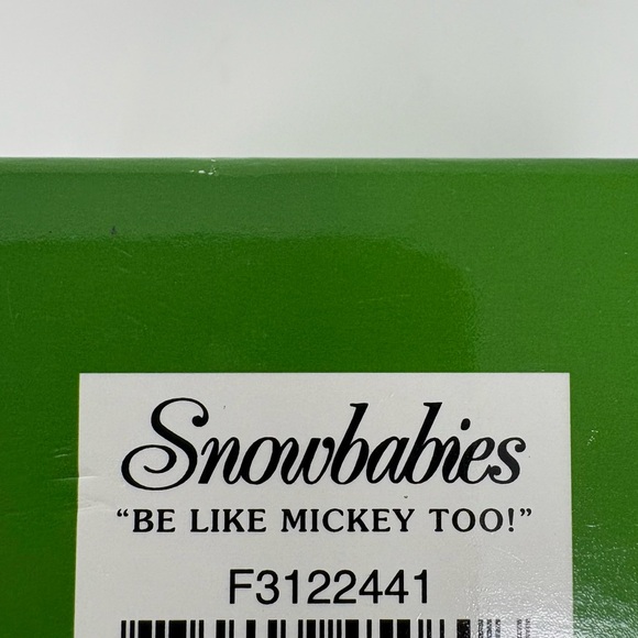 Snowbabies Dept 56 Disney Showcase “Be Like Mickey Too” Figurine Vintage 2007 - Picture 11 of 12